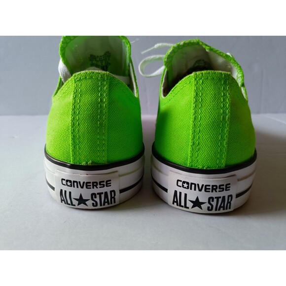 Converse All Star Shoes Women’s 7 Men's 5 Green Low Top - Picture 8 of 10